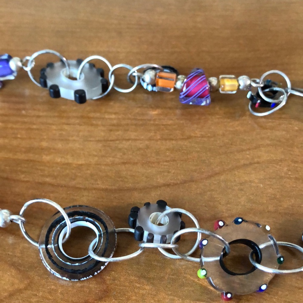 Vintage Art Glass Beads Necklace - Picture 5 of 5